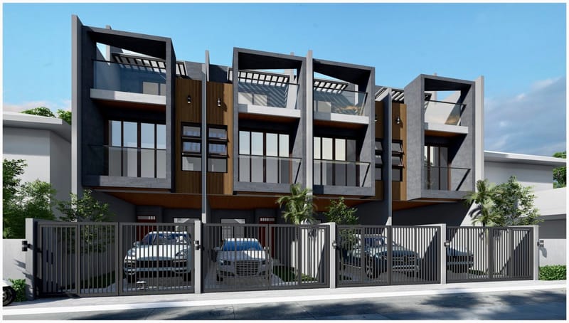 Contemporary 4-Bedroom Townhouse with Roof Deck in Pilar Village, Las Pinas